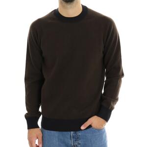 MAGLIA CONTRASTI MARRONE